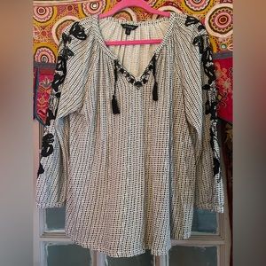 Lucky Brand Embroidered Top